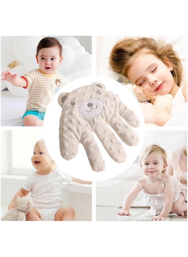 زيريفام وسادة يد كهربائية لتهدئة الأطفال، لعبة تربيت على شكل كف، وسادة تهدئة يدوية للنوم، محشوة بحبوب حمراء، وسادة للوقاية من التارت، مع جهاز تحكم عن بعد، لطيفة، لحديثي الولادة، البنات، الأولاد - Image 5