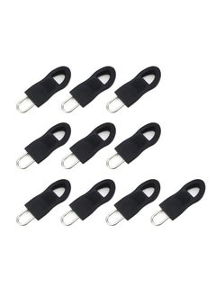 SYOSI Zipper Pulls, 40PCS Black Universal Zipper Pulls, Tabs Detachable Zipper Repair Kit for Luggage, Backpacks, Jackets, Clothes, Boots, Purse, Coat, Suitcase (Large+Small)  - Image 1