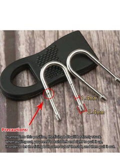 SYOSI Zipper Pulls, 40PCS Black Universal Zipper Pulls, Tabs Detachable Zipper Repair Kit for Luggage, Backpacks, Jackets, Clothes, Boots, Purse, Coat, Suitcase (Large+Small)  - Image 5