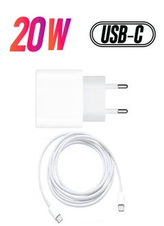 20W Original Phone Fast Charger With Cable For Apple iPhone