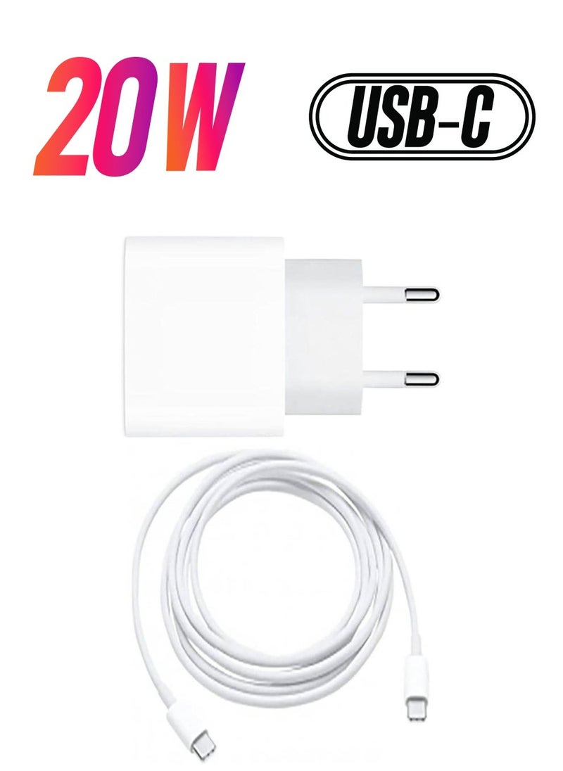 ELTRAZONE - 20W Original Phone Fast Charger With Cable For Apple iPhone - Image 1