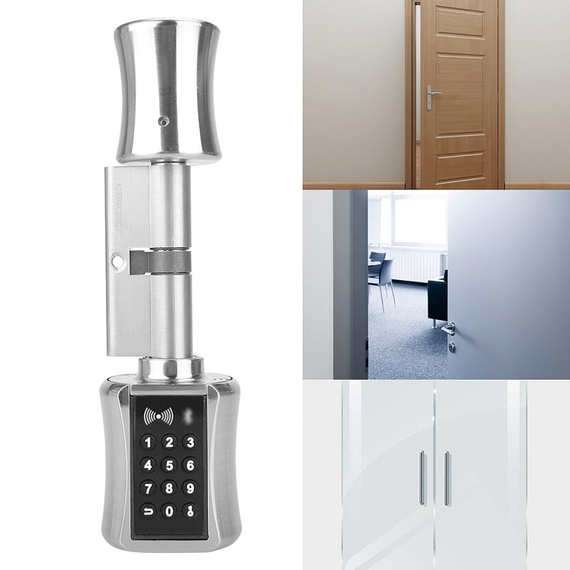 Smart Cylinder Lock With TTLock APP Keyless Electronic Door Lock BT Digital Password Lock Code Anti-theft Security Door Lock Core with Key Electric Lock - Image 5