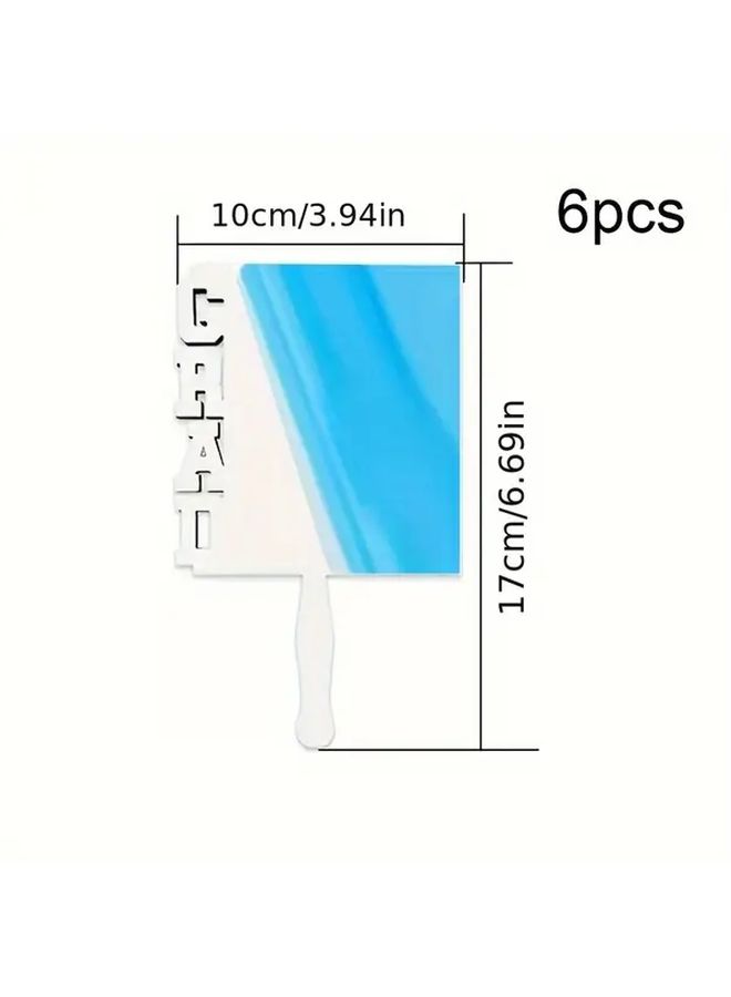 6 إطارات صور تخرج مقاس 6.93x10.63 بوصة، إطارات خشبية للديكور DIY بنقل الحرارة والتسامي للحفلات - Image 3