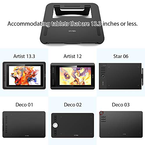 XP-PEN XPPen AC42 Graphics Tablet Stand - Laptop & Mobile Device Holder for XPPen Artist10 2nd, Artist12, Artist13.3 Pro, Artist13.3 Pro V2 - Suitable for 9"-14" Devices - Image 5