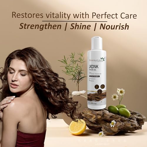 7 Days 7DAYSNATURAL Herbal Jonk Hair Oil for Smooth & Healthy-Looking Hair - 100 ml - Image 3