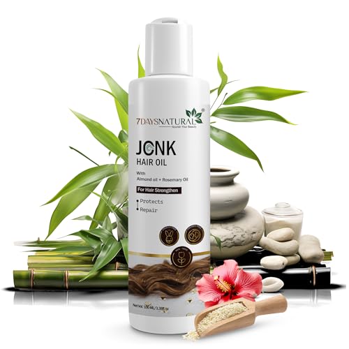7 Days 7DAYSNATURAL Herbal Jonk Hair Oil for Smooth & Healthy-Looking Hair - 100 ml - Image 1