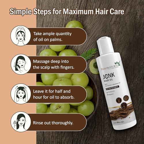 7 Days 7DAYSNATURAL Herbal Jonk Hair Oil for Smooth & Healthy-Looking Hair - 100 ml - Image 4