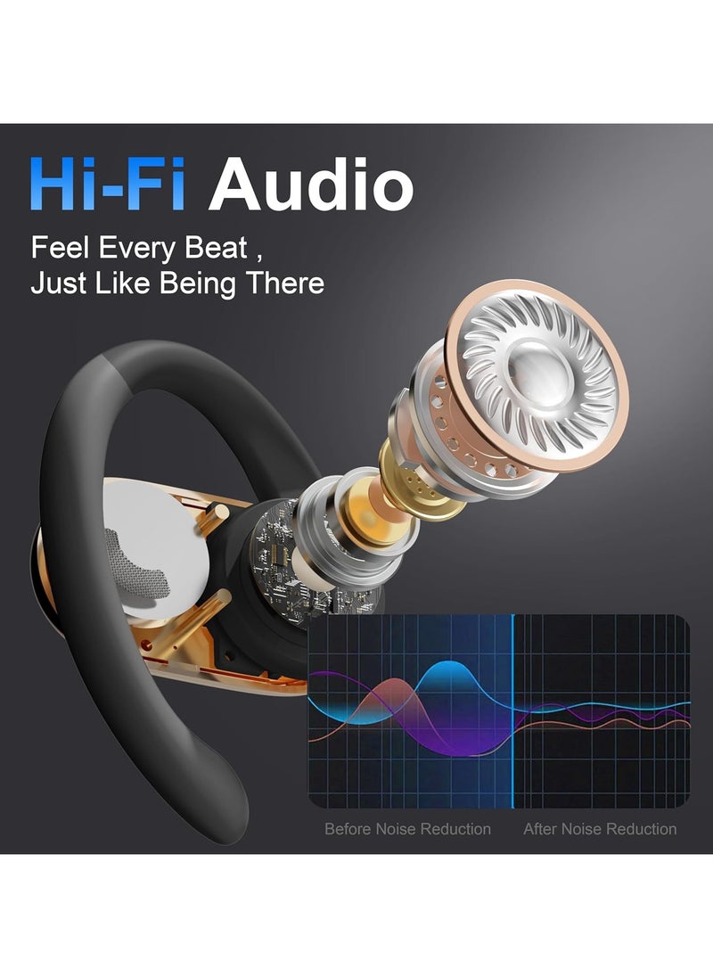 lekikpo AI Translator Earbuds, Adjustable Language Translator Earphone 3-in-1 Real-Time Translation Device TWS 144 Languages & 8 Offline iOS and Android (Black)  - Image 5