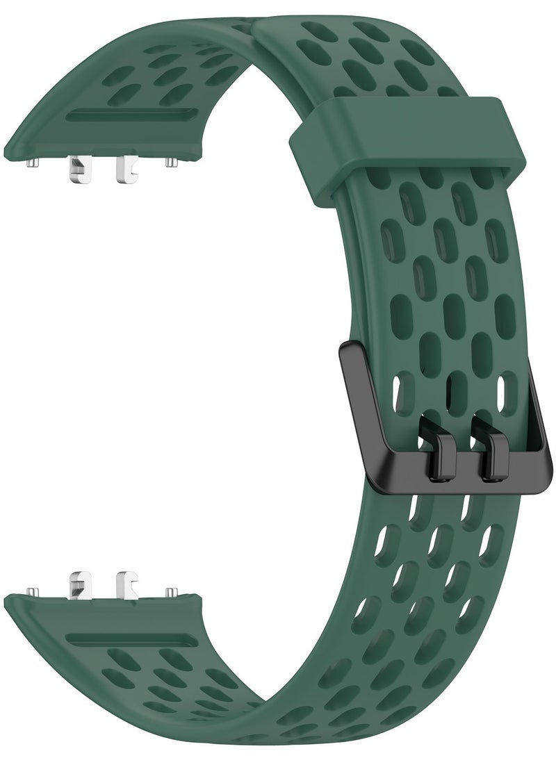 Beauenty Samsung Galaxy Fit 3 Smartwatch Sport Silicone Strap Replacement Wristbands for Women Men, 3 Pack  Soft Breathable Double-breasted metal buckle Silicone Strap Compatible with Samsung Galaxy Fit 3 SM - Image 3