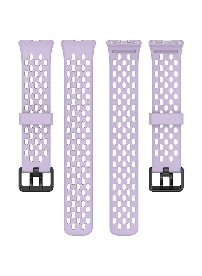 Beauenty Samsung Galaxy Fit 3 Smartwatch Sport Silicone Strap Replacement Wristbands for Women Men, 3 Pack  Soft Breathable Double-breasted metal buckle Silicone Strap Compatible with Samsung Galaxy Fit 3 SM - Image 5