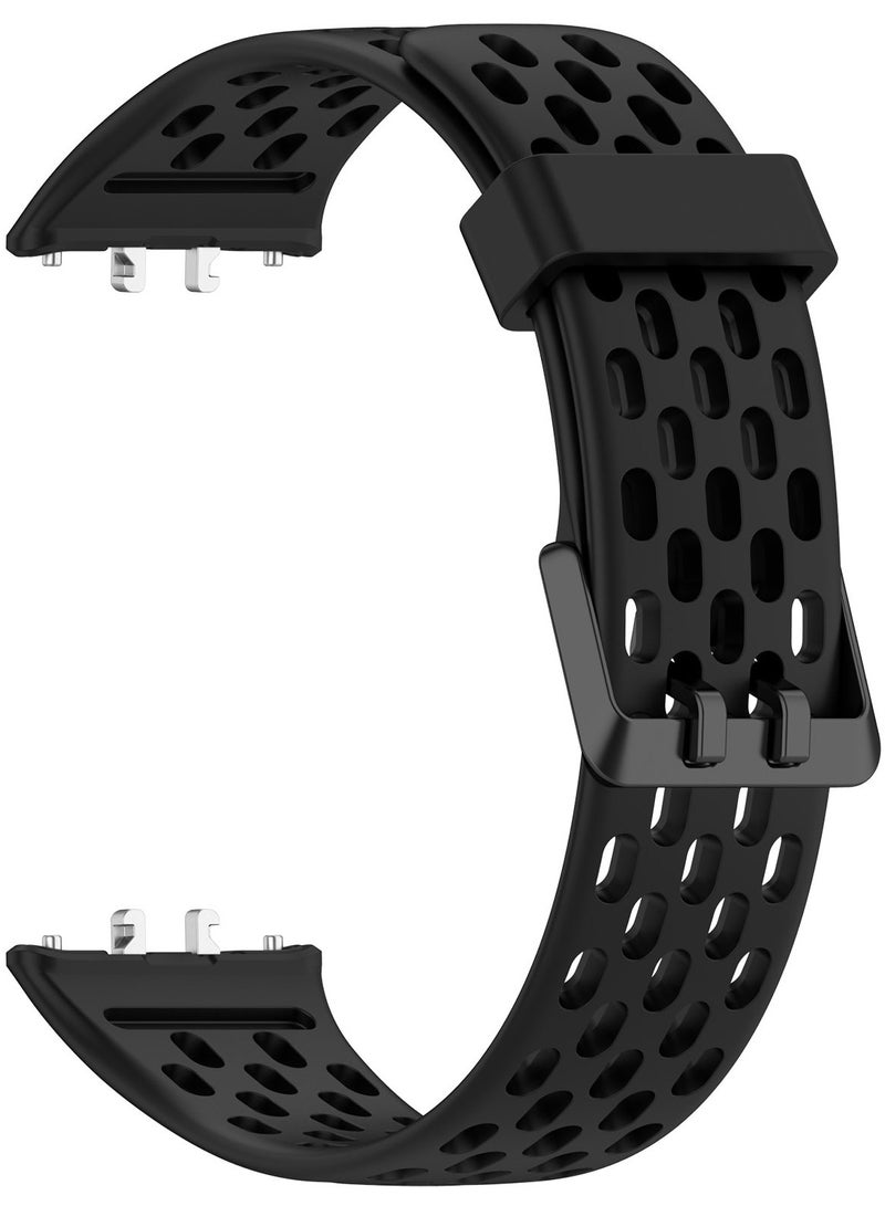 Beauenty Samsung Galaxy Fit 3 Smartwatch Sport Silicone Strap Replacement Wristbands for Women Men, 3 Pack  Soft Breathable Double-breasted metal buckle Silicone Strap Compatible with Samsung Galaxy Fit 3 SM - Image 2