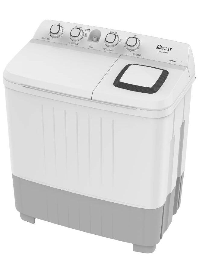 Oscar - Twin Tub Washing Machine - 12 kg - White - OWM12SAXS - Image 1