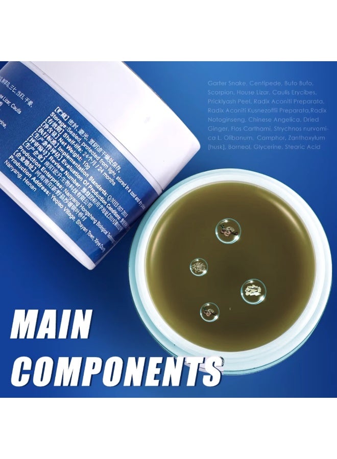 Sumifun 5 قطع كومبو (10 جرام * 5) كريم تخفيف آلام الغضروف المفصلي كريم تخفيف آلام المفاصل كريم العناية بالركبة جل علاج العناية بالمفاصل مرهم تخفيف آلام الغضروف كريم علاج المفاصل والعظام كريم مهدئ للمفاصل - Image 5