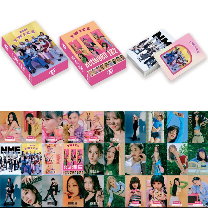 HOMRAA 5 Pack/150 Pcs Twice Lomo Card Kpop Photocards Greeting Card with Postcards Box - Image 3