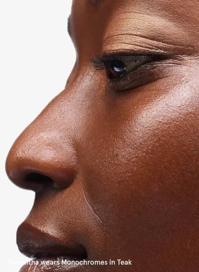 جلوسير أكثر لمعانًا  لوحة ظلال العيون الأساسية أحادية اللون، خشب الساج - مجموعة من ثلاث قطع - Image 4