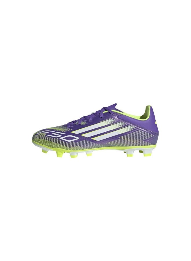 Adidas F50 Club Fg/Mg Purple Football Shoes For Unisex 6.5 - Image 2