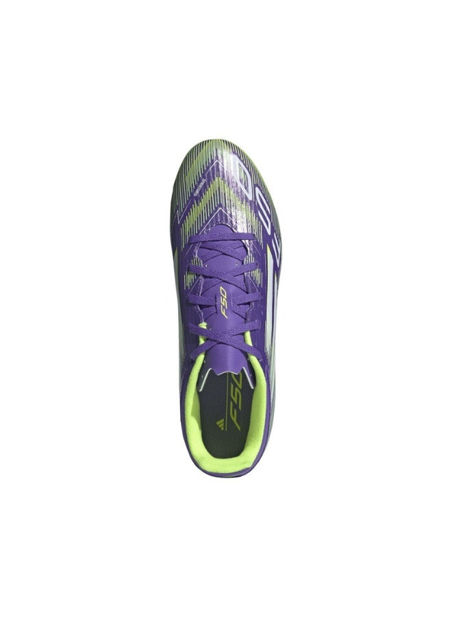 Adidas F50 Club Fg/Mg Purple Football Shoes For Unisex 6.5 - Image 4