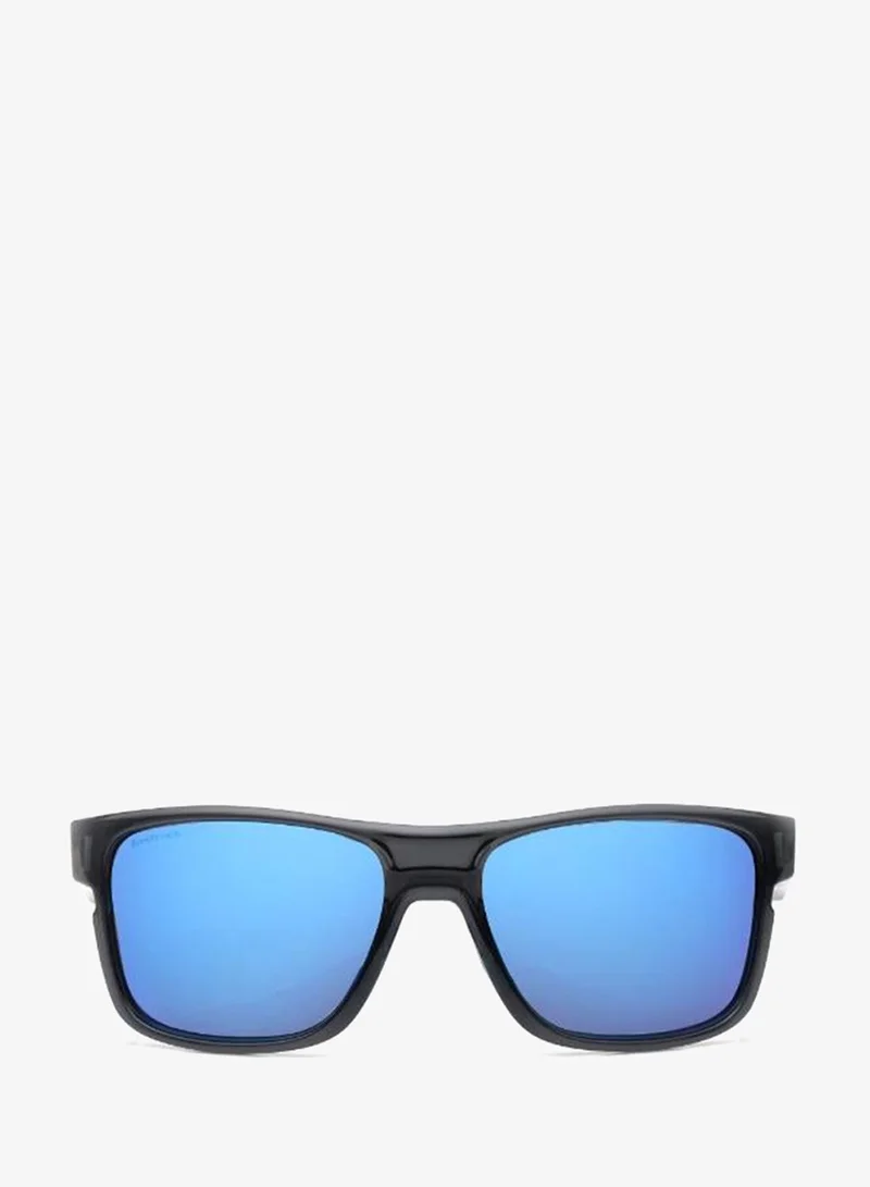 fastrack Polarized Sunglasses Grey Frame Smoke Mirror Lens 57mm  - P542BL1PV