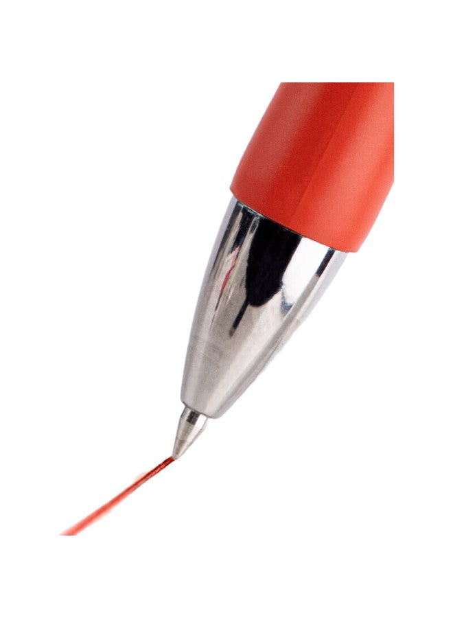 Deli S01-Jd Gel Pen, 0.5Mm Bullet Tip, Retractable Pen, Office Supplies, Red, 12 Pens/Box, 92622 - Image 2