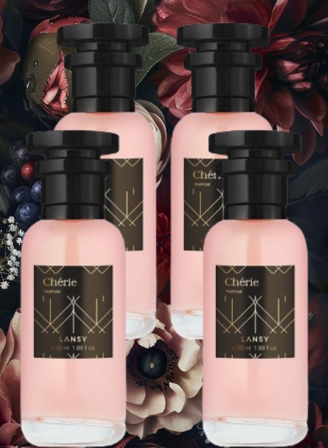 لانسي 4 قطع عطر شيري 50مل - Image 1