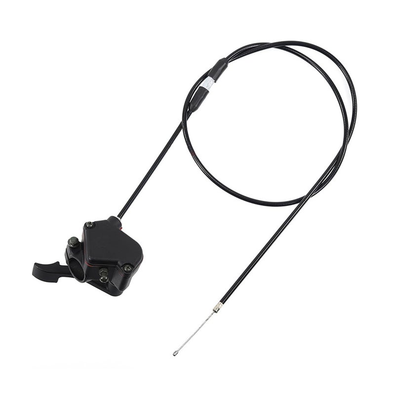 zipelo Thumb Throttle Cable, 7/8'' 22mm Accelerator Control Handle Assembly, Aluminum Motorcycle Accessories Replacement for 50cc 70cc 90cc 110cc 125cc 250cc ATV Quad Go Kart Pit Bike - Image 1