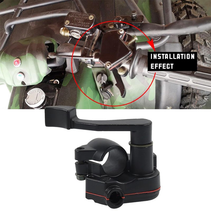 zipelo Thumb Throttle Cable, 7/8'' 22mm Accelerator Control Handle Assembly, Aluminum Motorcycle Accessories Replacement for 50cc 70cc 90cc 110cc 125cc 250cc ATV Quad Go Kart Pit Bike - Image 4