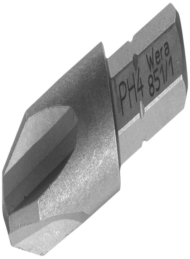 ويرا Wera - 5056535001 سلسلة 1 851/1 Z بت صفائح معدنية، فيليبس PH 4 رؤوس × شفرة 32 مم - Image 1