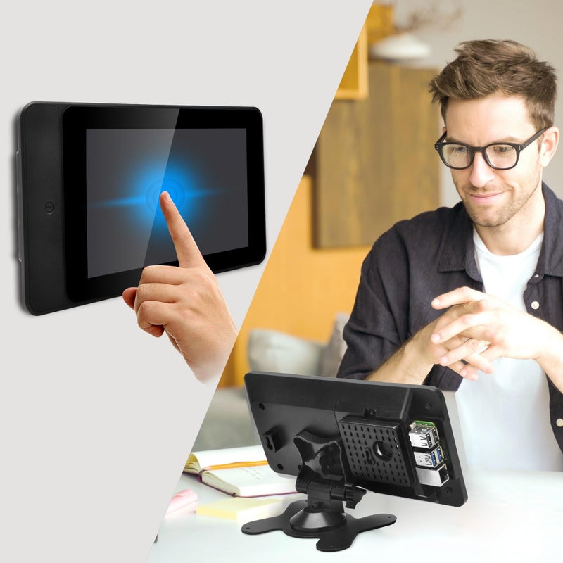 OSOYOO PiStudio Case for Raspberry Pi 7inch Touch Screen V1 and OSOYOO 7inch IPS DSI Screen V4.0 - Image 3