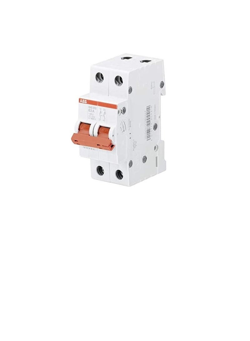 ABB 40A 2P ISOLATOR SHD202/40 2CDD272111R0040 - Image 1