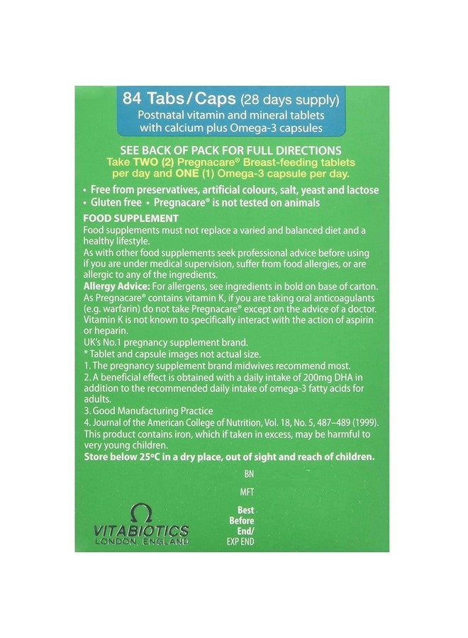 Pregnacare Vitabiotics - Pregnacare - Breast-Feeding - 84 Tablets (Case of 4) - Image 4