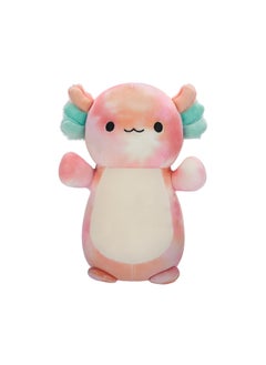 Squishmallows 14 inch Large Plush Aksel Peach Tie-Dye Axolotl Hugmee Officially Licensed Kellytoy Plush Toy Colorful Soft Gift for Kids Girls & Boys Washable Squishy Stuff Toy Multicolor All Age  - Image 1