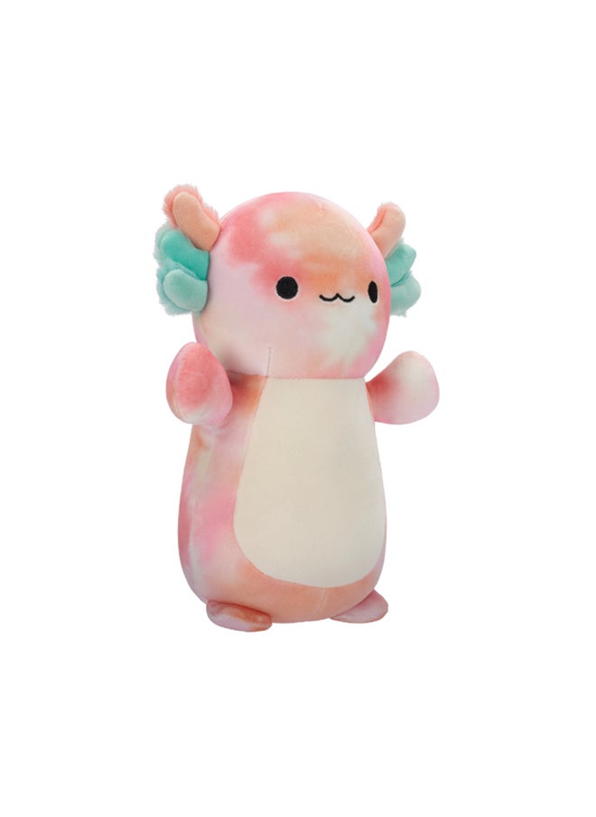 Squishmallows 14 inch Large Plush Aksel Peach Tie-Dye Axolotl Hugmee Officially Licensed Kellytoy Plush Toy Colorful Soft Gift for Kids Girls & Boys Washable Squishy Stuff Toy Multicolor All Age  - Image 2