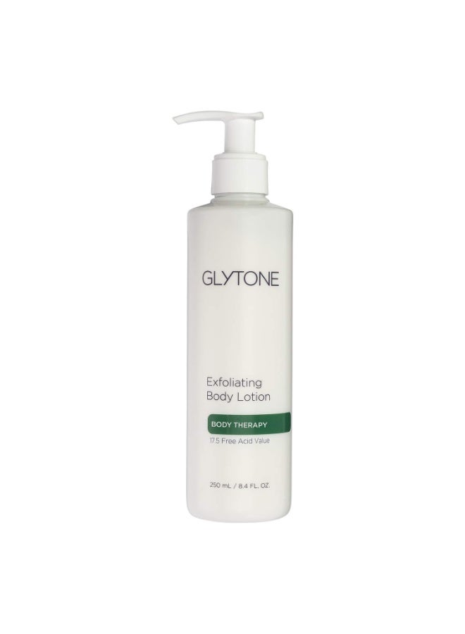 Glytone Exfoliating Body Lotion for Dry Skin, 17.5% PFAV Glycolic Acid Moisturizing Lotion, Reduce Keratosis Pilaris Bump, Fragrance Free Body Exfoliant, Revitalizing skin moisturizer, 8.4 Fl.Oz - Image 1