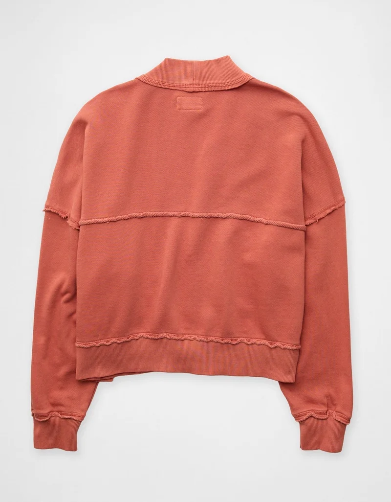 American Eagle  AE Saturday Fleece Cardigan Sweater for Women | Best Price UAE