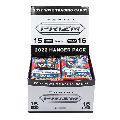 Panini 1-2022 WWE Panini Prizm Debut Edition Trading Cards Hanger Pack (15 Cards Per Pack) - Image 2