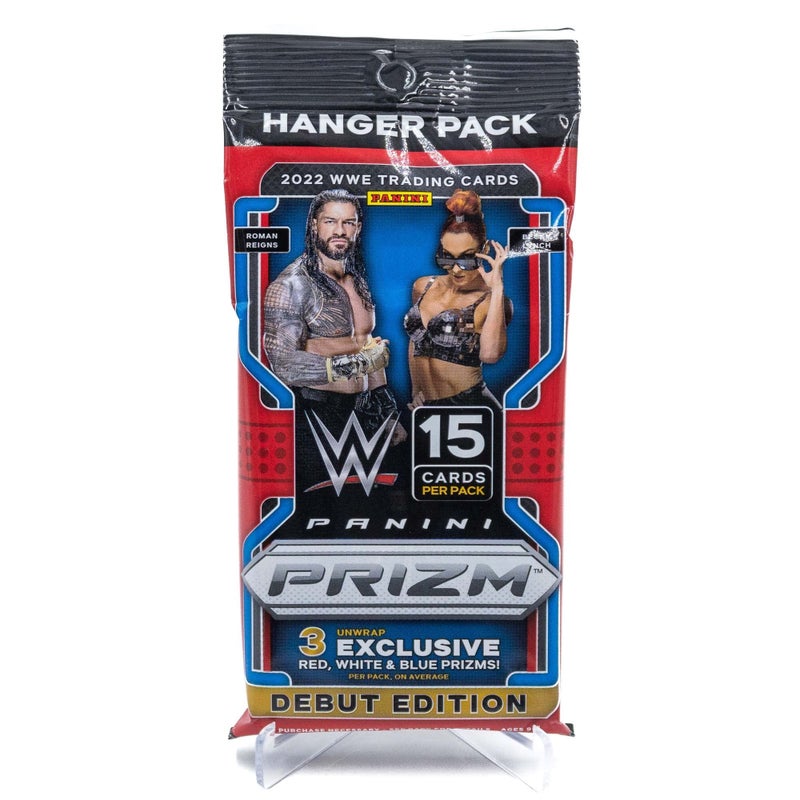 Panini 1-2022 WWE Panini Prizm Debut Edition Trading Cards Hanger Pack (15 Cards Per Pack) - Image 3