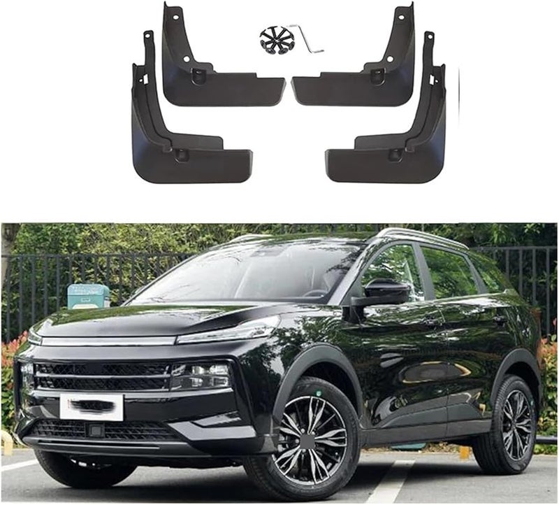 JAC JS6 2021 2022 2023 SUV واقيات الطين الأمامية والخلفية، مجموعة من 4 قطع - Image 3