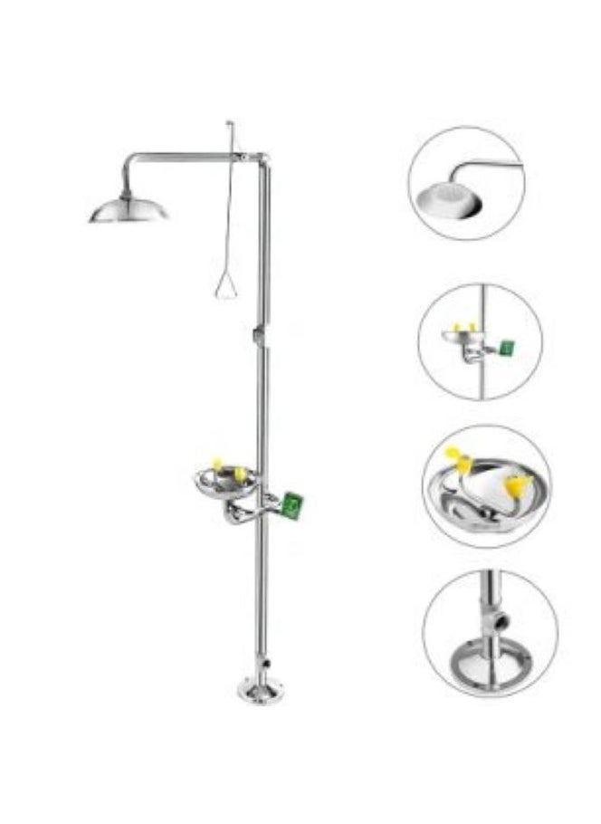 Generic Emergency eye wash station stainless steel  - Image 2