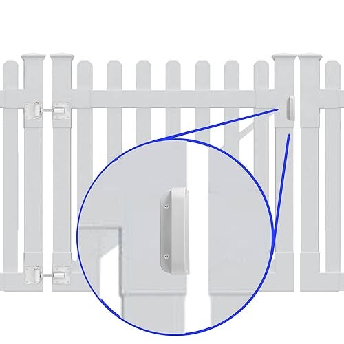 Jake Sales Universal Nylon GATE Handle -White: Pull Works with Wood, Metal, or Vinyl Gates. (1 Pack) - Image 4