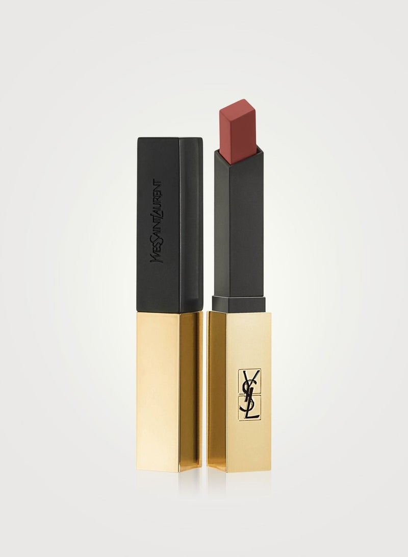 Yves Saint Laurent ROUGE PUR COUTURE أحمر الشفاه النحيف غير اللامع من الجلد 2.2 جرام - 416 PSYCHIC CHILI - Image 1