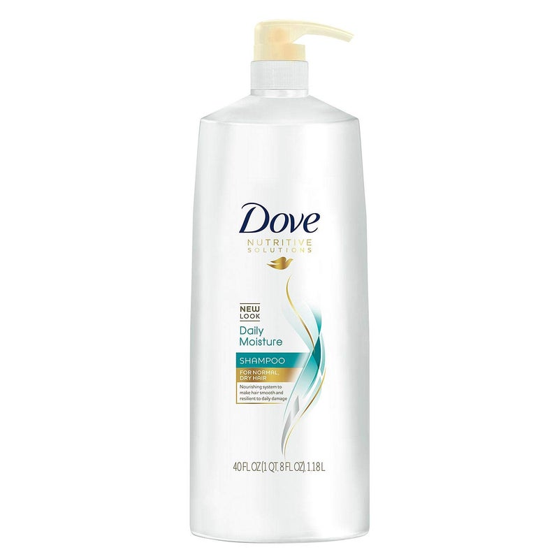 Dove Damage Therapy Daily Moisture Shampoo - 40 Ounce Pump (2 Pack) - Image 1