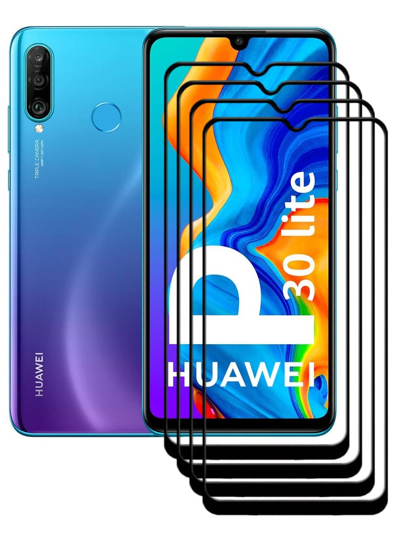 ACLIX 4 Pieces Antistatic ESD Dustproof Premium Quality High Definition Tempered Glass Screen Protector Designed For Huawei P30 lite - Image 1