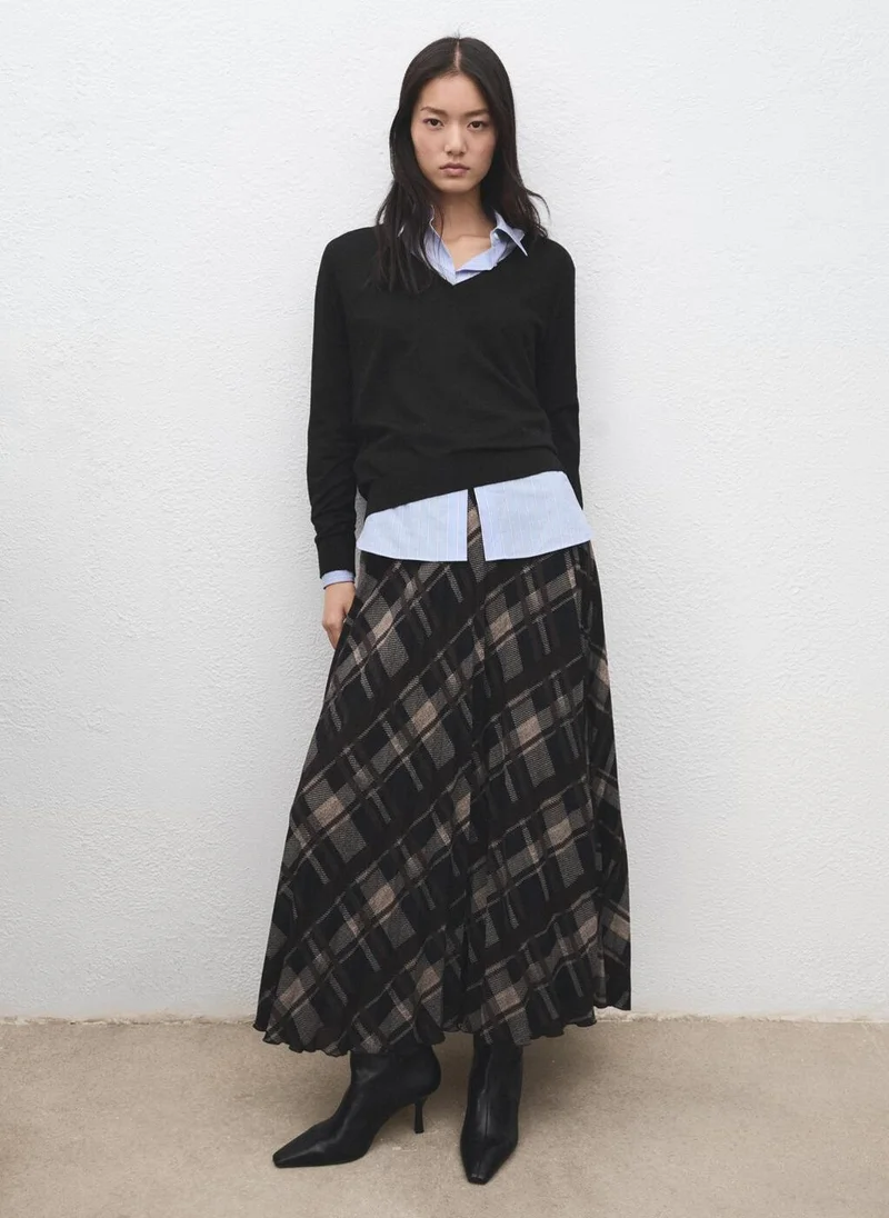 MANGO  V-neck knit sweater for Women | Best Price UAE