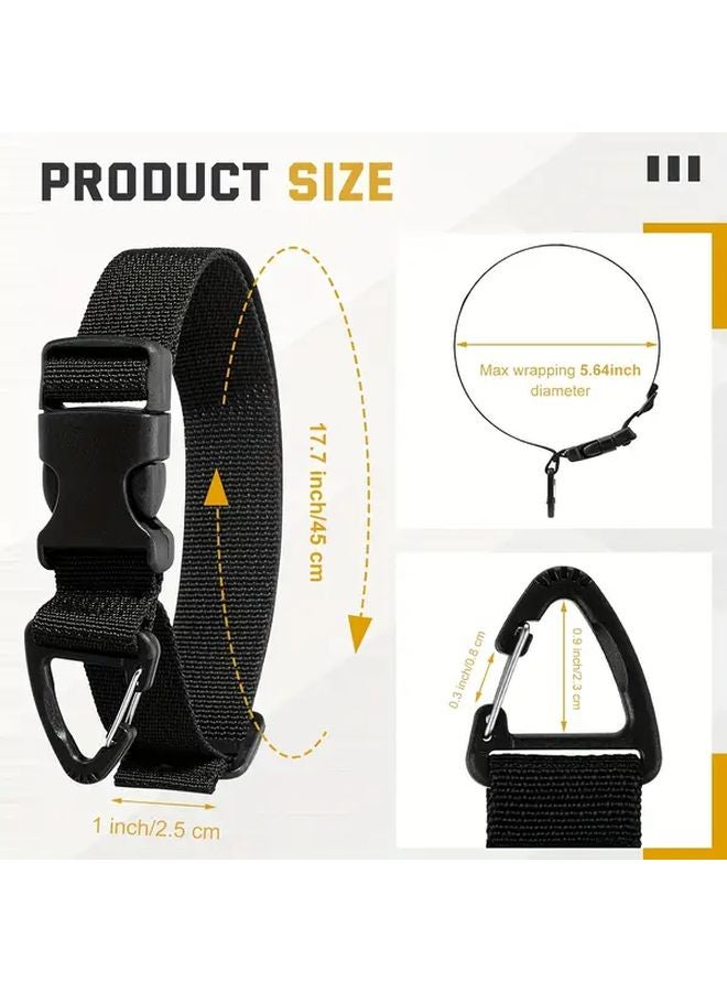 3pcs Heavy Duty Extension Cord Organizer With Adjustable Strap Three Axis Buckle - Image 4