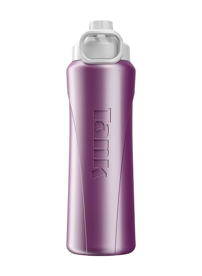 TANK Insulated Plastic Water Bottle – BPA-Free, Leak-Proof, Reusable Sports & Travel Bottle for Hot & Cold Drinks, Lightweight & Durable with Easy Carry Handle  - Image 2