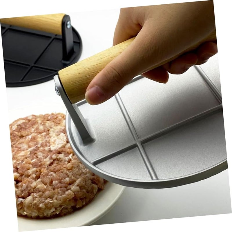 مكبس برجر من سبائك الألومنيوم غير اللاصق لأدوات المطبخ لصنع البرجر محلي الصنع - Image 3