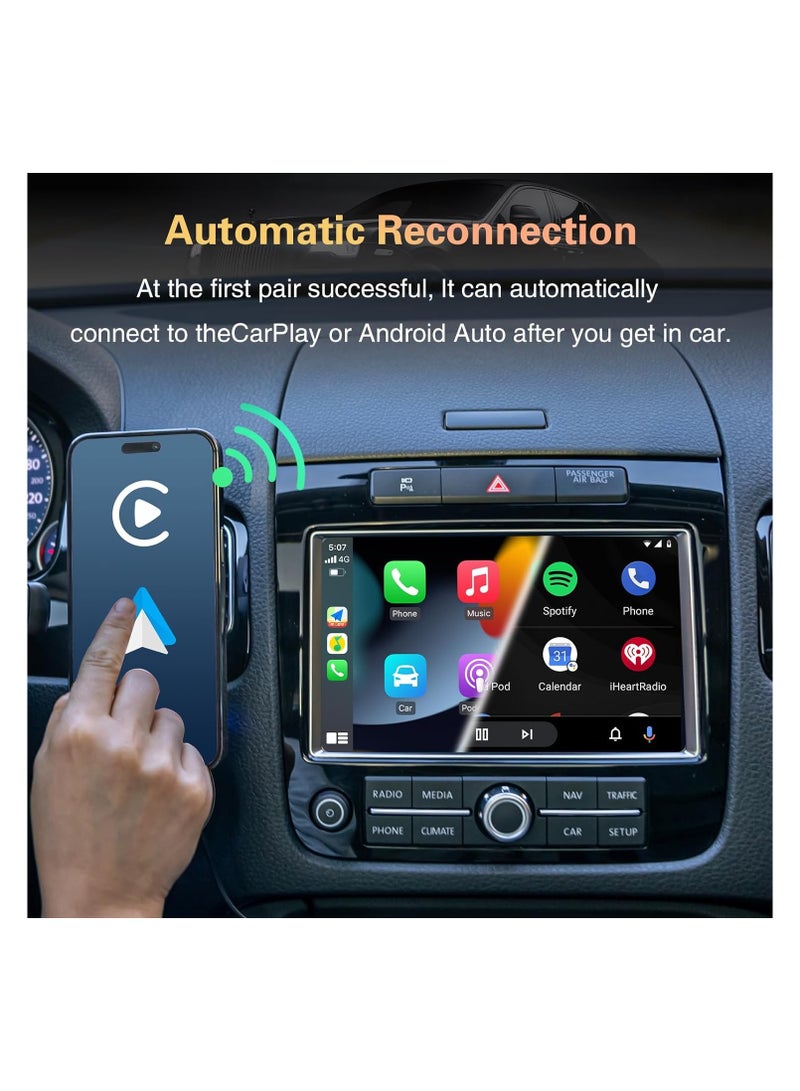 SYOSI Wireless CarPlay Adapter for IOS10+ Convert Wired to Wireless CarPlay Dongle, USB Wireless CarPlay,  Carplay Bluetooth Adapter, Fit for Car with Factory CarPlay Since 2017 Plug & Play, Auto-Connect - Image 4