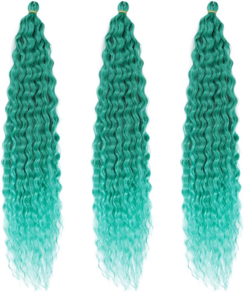 DSOAR Deep Twist Crochet Hair, 22 Inch 3 Packs, Synthetic, Wig, Bohemian, Curly, Adult - Image 3