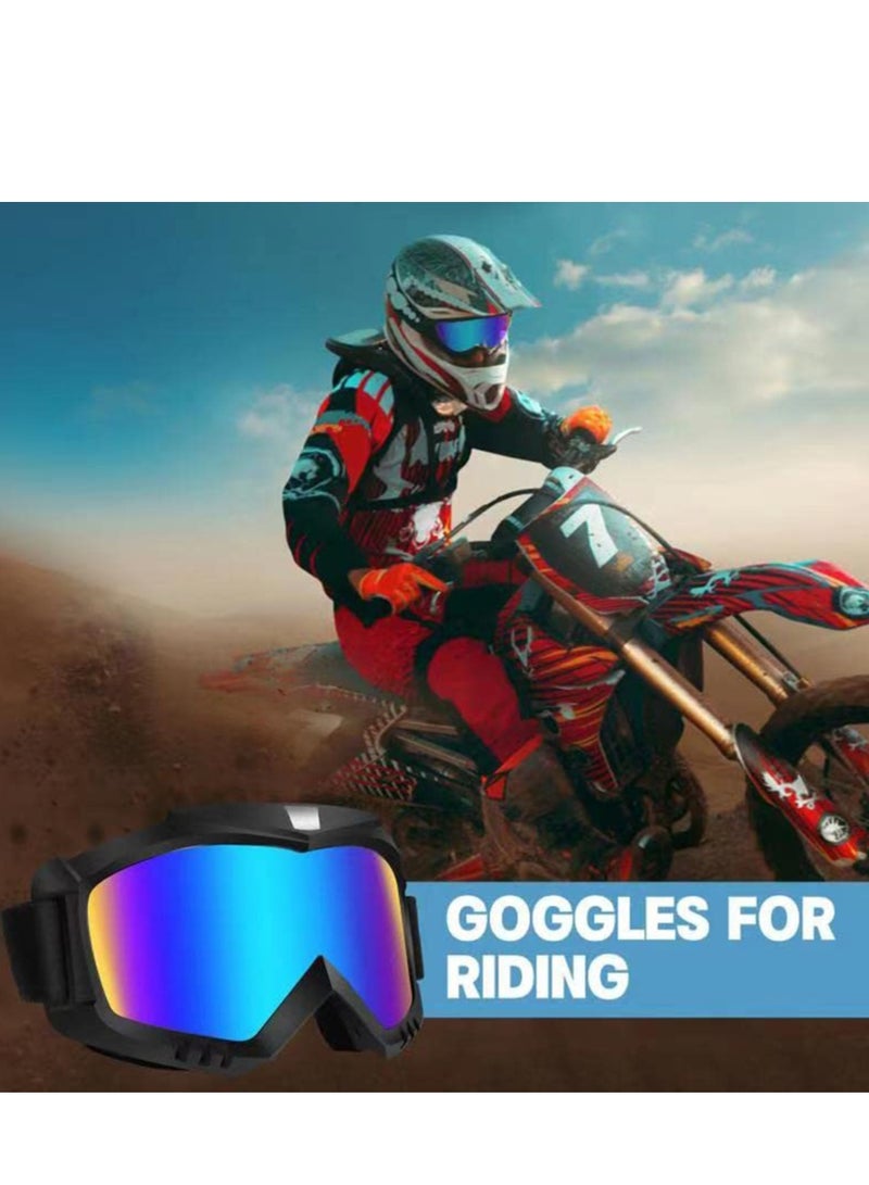 KASTWAVE Dirt Bike Goggles Motorcycle ATV Riding Ski Windproof Glasses Racing Helmet for Adults Men Women Youth Kids 2 Pack - Image 3