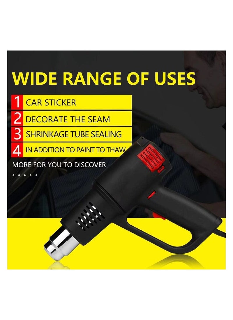 3XR - 3XR Hot Air Gun Air Heating Gun 2000W Dual Temperature Hot Air Gun, 220-240V,50/60Hz - Image 1